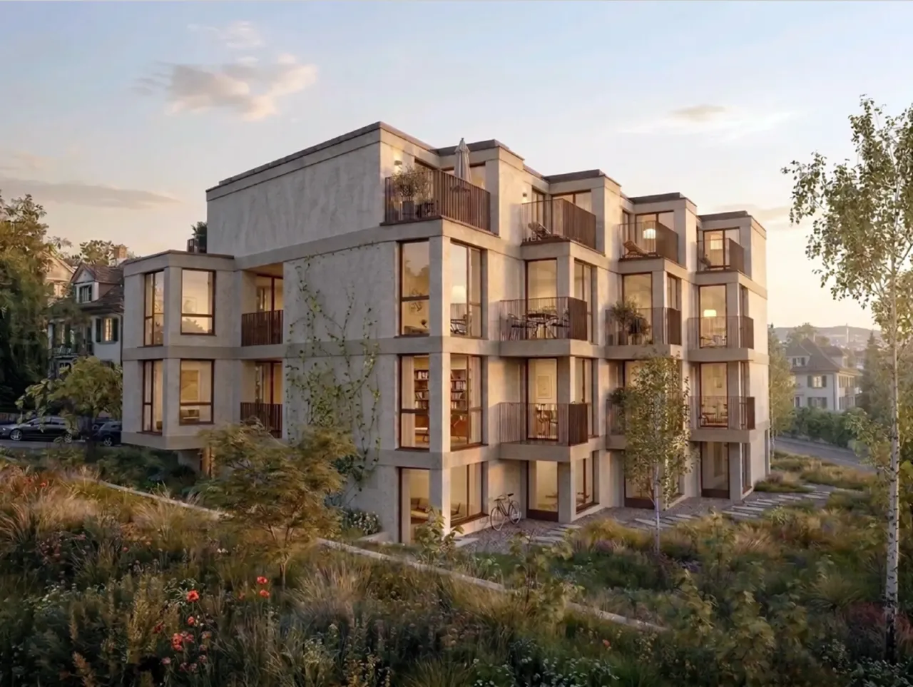 Apartament nou, modern, cu 1,5 camere și grădină în Zürich-Affoltern – thumbnail 5