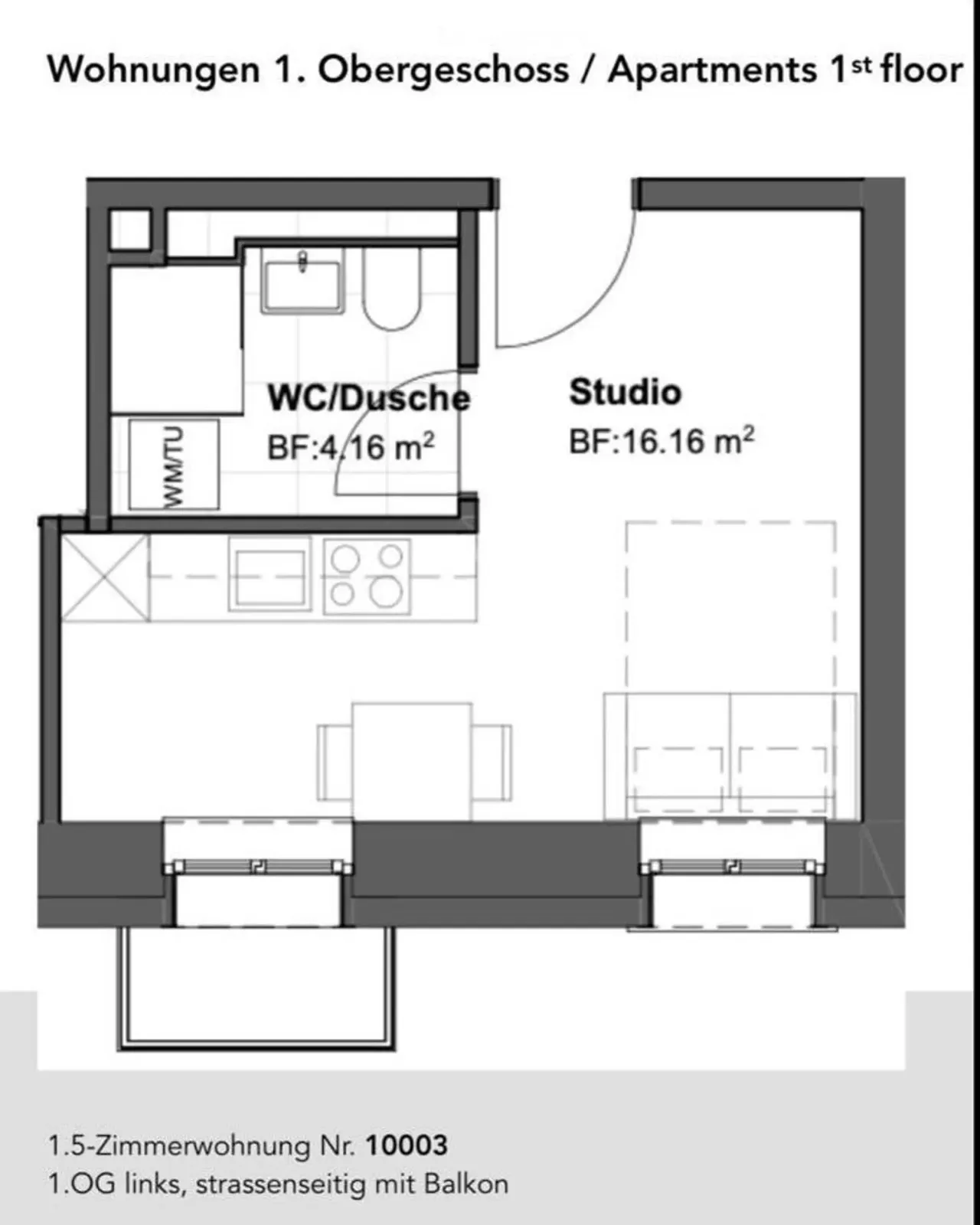 Subînchiriere / Sublet - Garsonieră în Zürich (1.11.2026 - 31.5.2027) – thumbnail 4