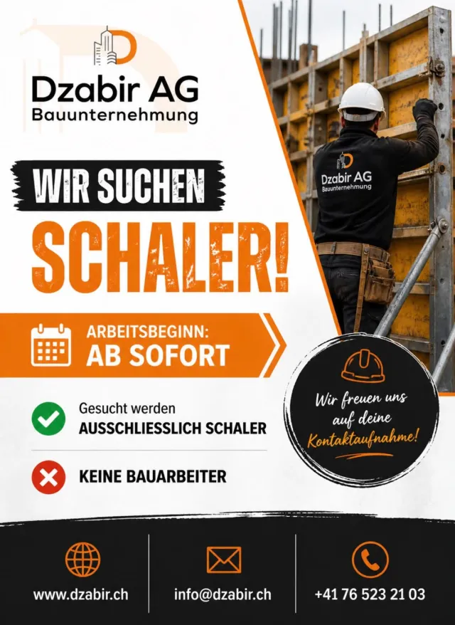 We are looking for experienced formwork carpenters for our construction sites