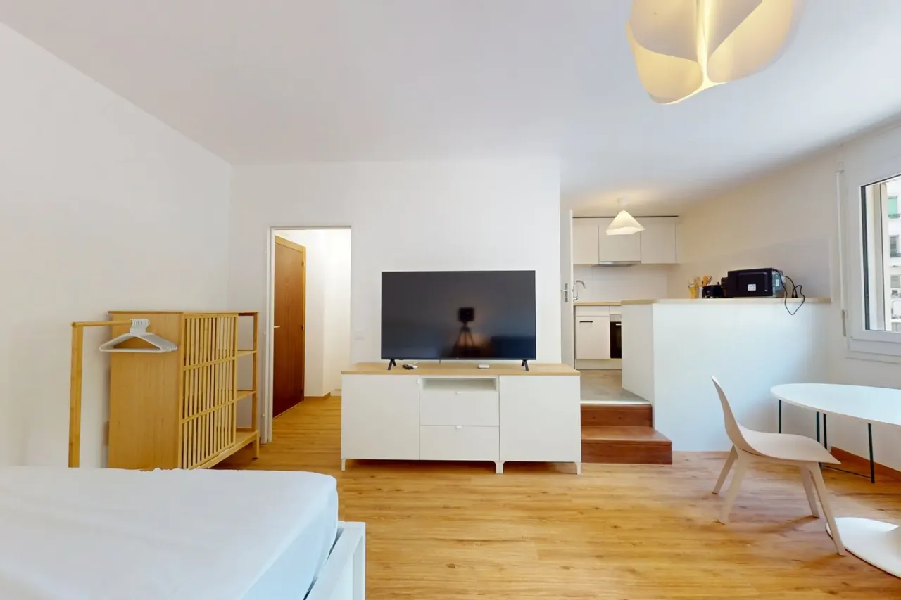 Studio mobilat de 30 m² cu bucătărie separată – Plainpalais, Geneva" – thumbnail 3