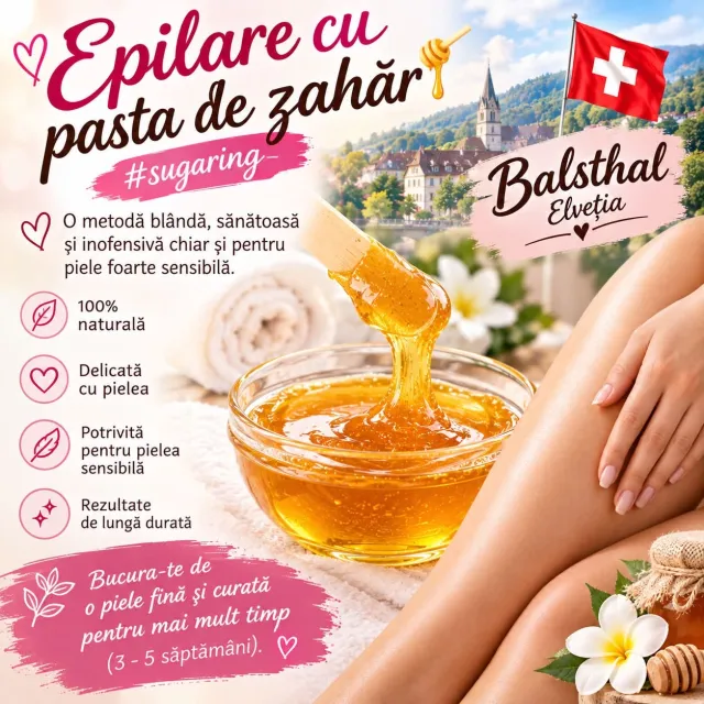 Sugar paste hair removal