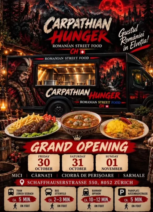 CARPATHIAN HUNGER – Romanian Street Food opens its doors!