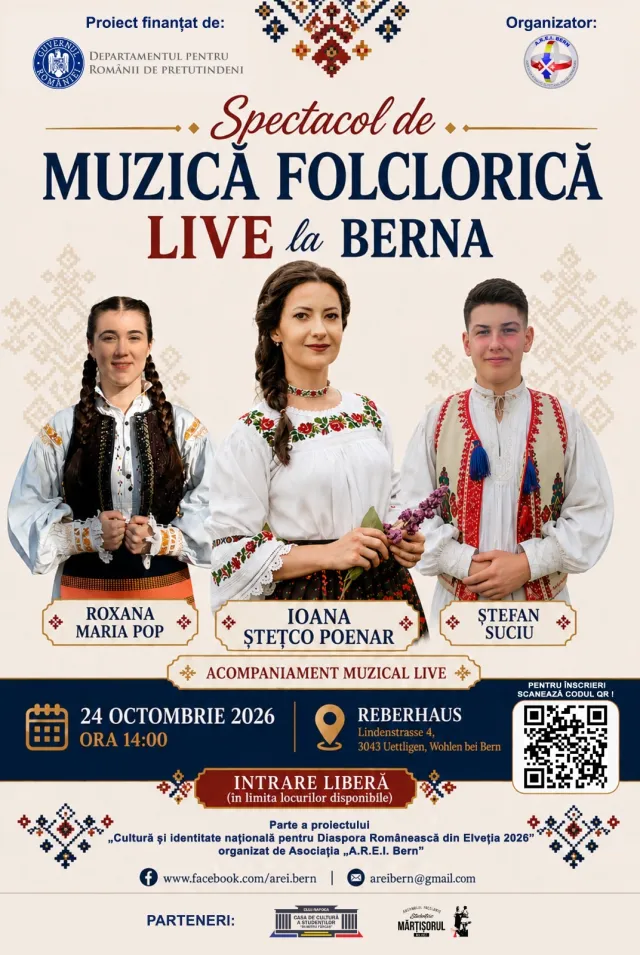 Live folk music show in Berna