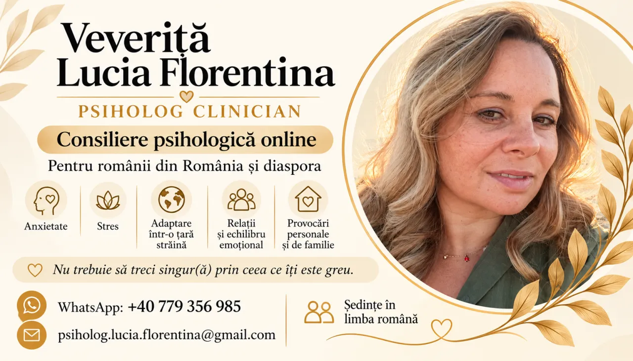 Consiliere psihologică online în limba română