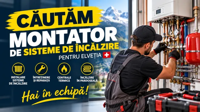 We are looking for a heating systems installer for Switzerland
