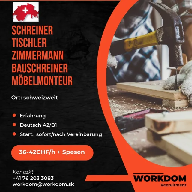 CARPENTER / JOINER / WOODEN CONSTRUCTION