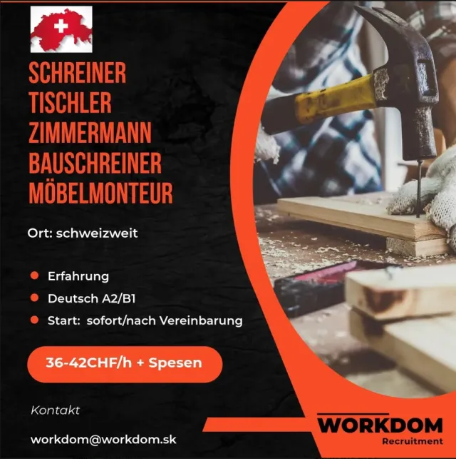 CARPENTER / JOINER / WOODEN CONSTRUCTION