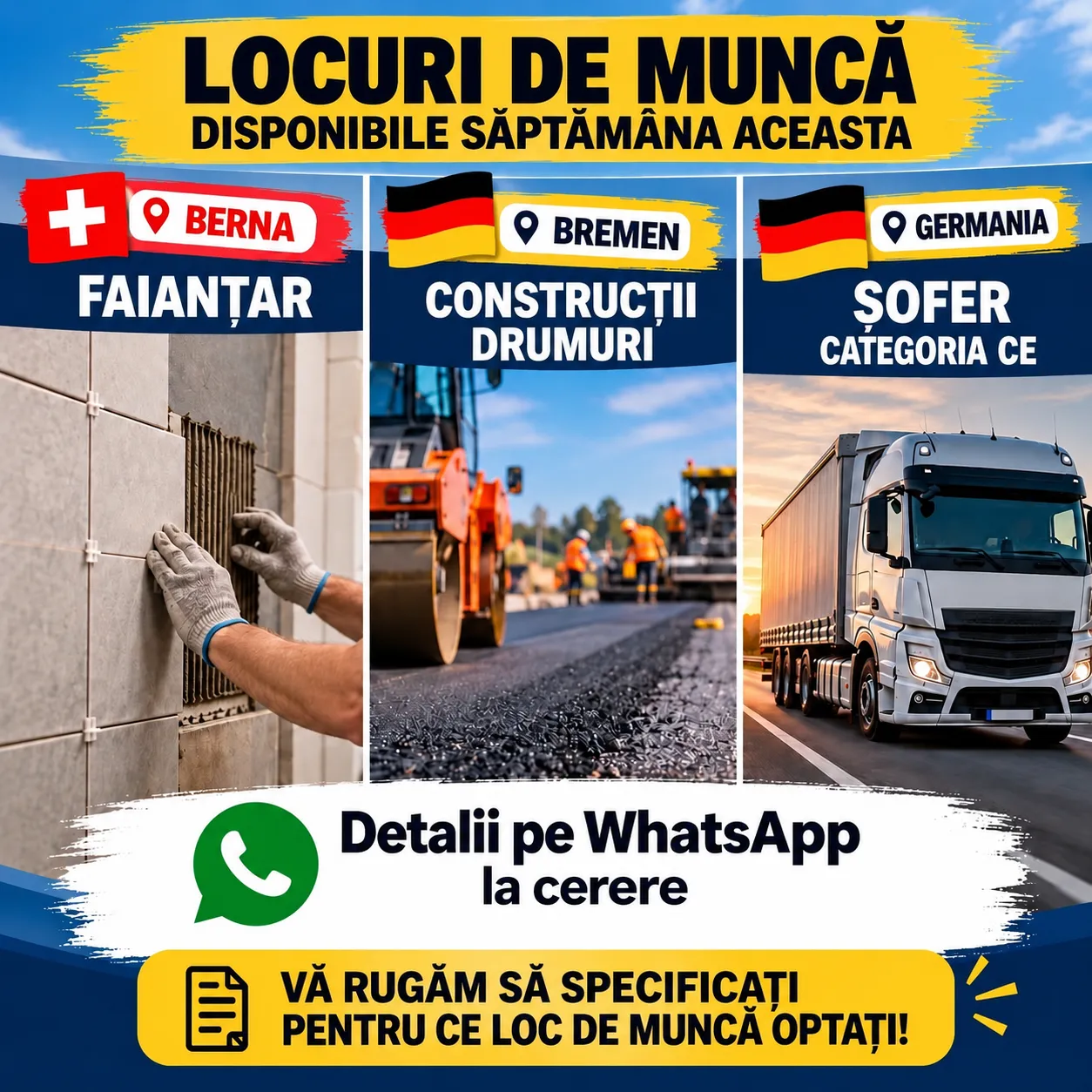 Angajăm  faianțar în Berna – photo 1